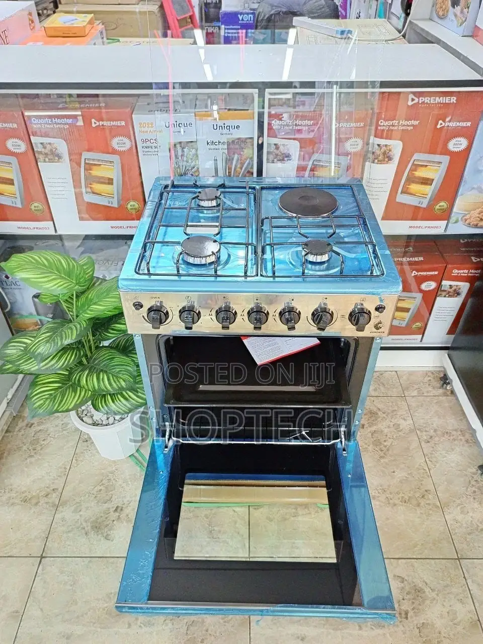 Eurokeñ 3+1 60*60 Standing Cooker With Electric Oven