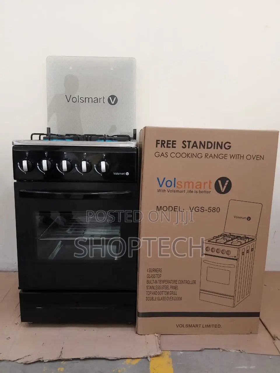 Volsmart 4burner Standing Cooker 50*55