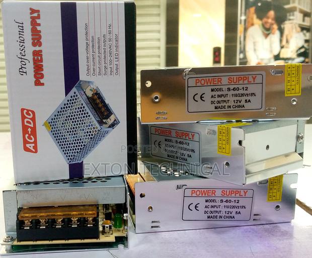 S-60-12, DC12V 5A Regulated Switching Power