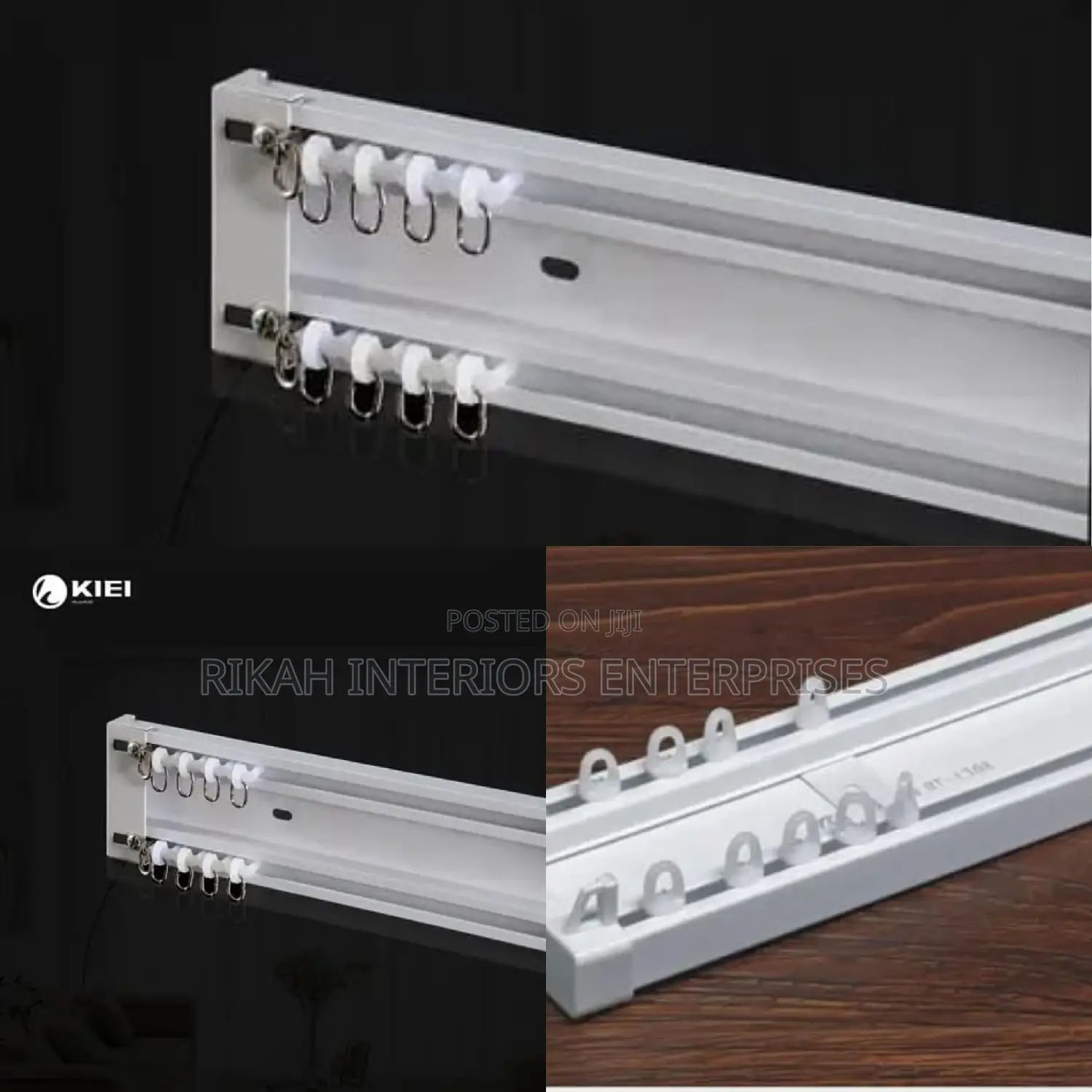 Aluminium Curtain Rails Double Aluminium Curtain Rails