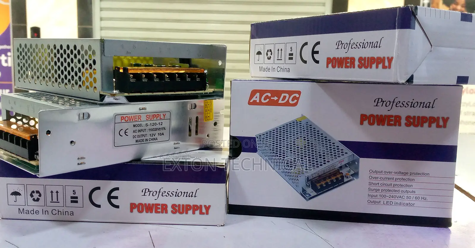 12v 10a Industrial Switched Mode Power Supply S-120-12