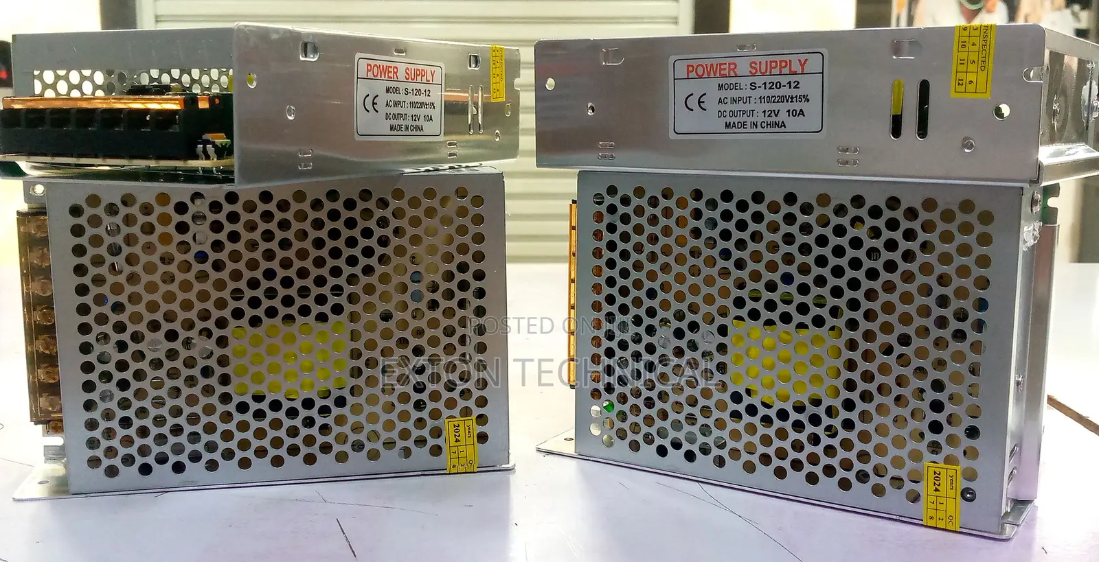 Opened Power Supply 110v/220v AC Input, 12V 10A