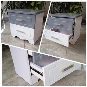 Wooden Bedside Drawer -
Dimension: (L48cm W38cm H46cm)