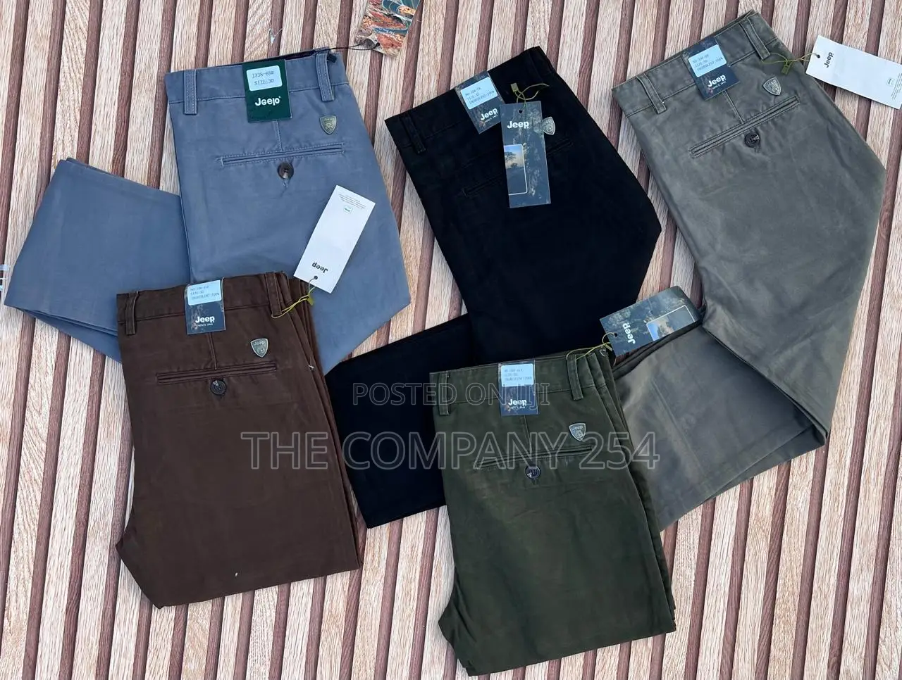 Men's Assorted Staff Official Business Hard Khaki Pants