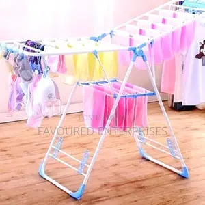 Foldable/Portable Clothes Drying and Hanging Rack