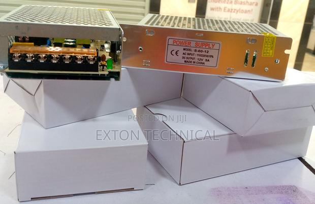 Open Frame Power Supply Brick DC 12V, 60W, for CCTV Camera - main view