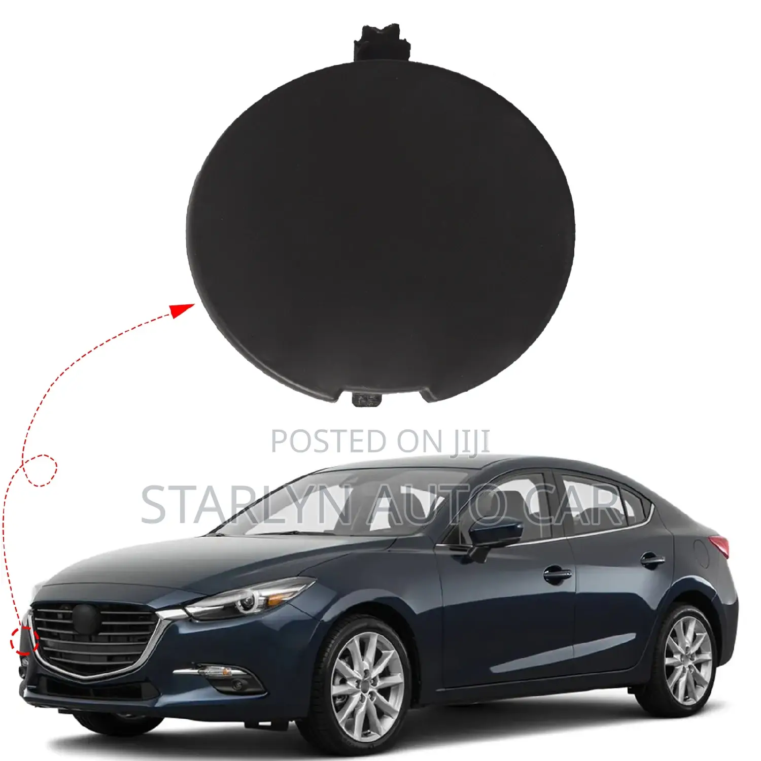 Towing Hook Cover Axela 2017 Front