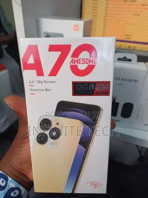 New Itel A70 256 GB Blue