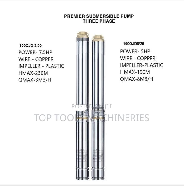 Premier Submersible Pump 3phase 7.5hp - main view