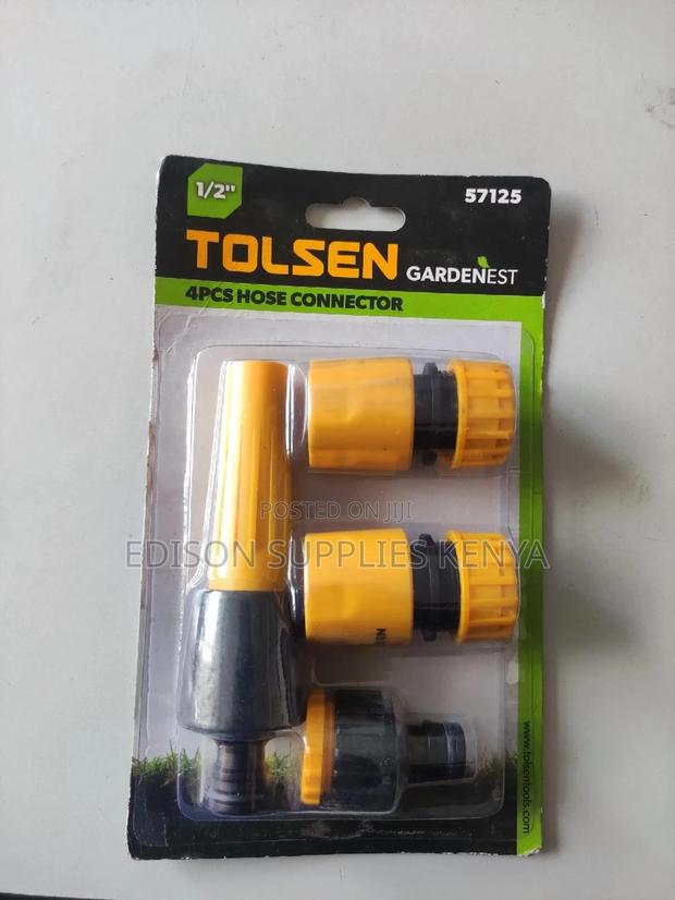 Hose Connectors Set 1/2" Tolsen 4pcs Hose Connectors 1/2"