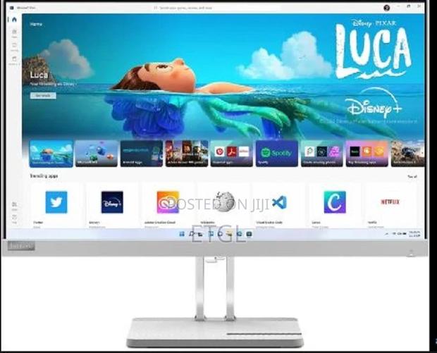 Lenovo L24e-40 23.8" FHD Monitor, Cloud Grey Color, Connecti