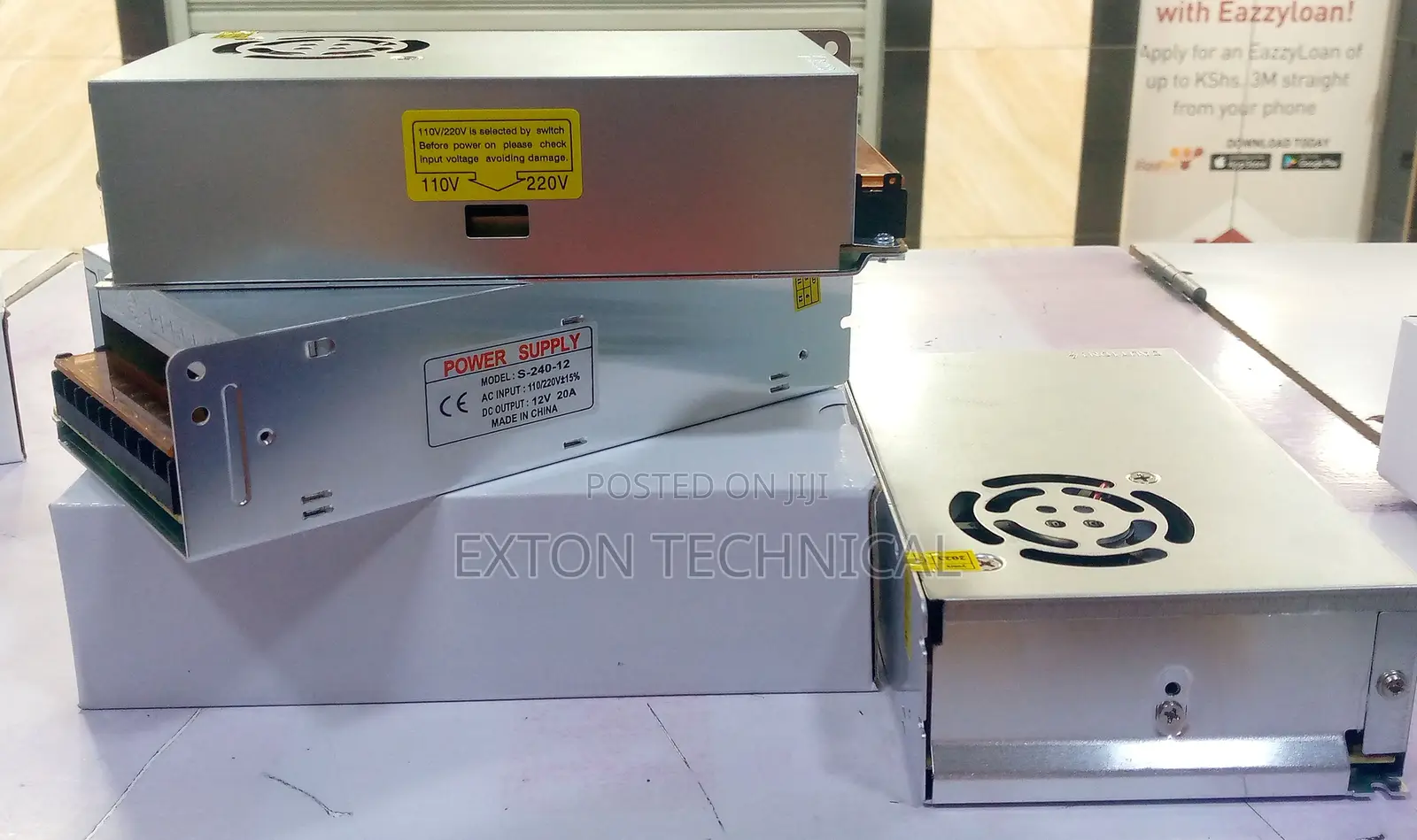 AC 110v/220v to DC 12V Power Supply Open
