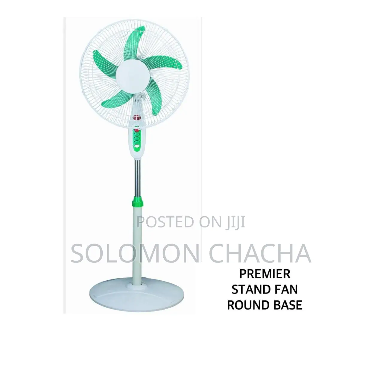 Premier Stand Fan Round Base