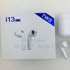 New - I13 TWS Bluetooth Headset White, True Wireless