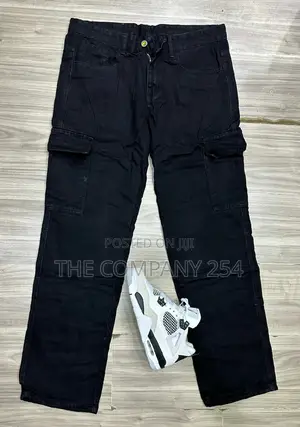 Mens Designer Quality Baggy Pants Baggy Denim Jeans