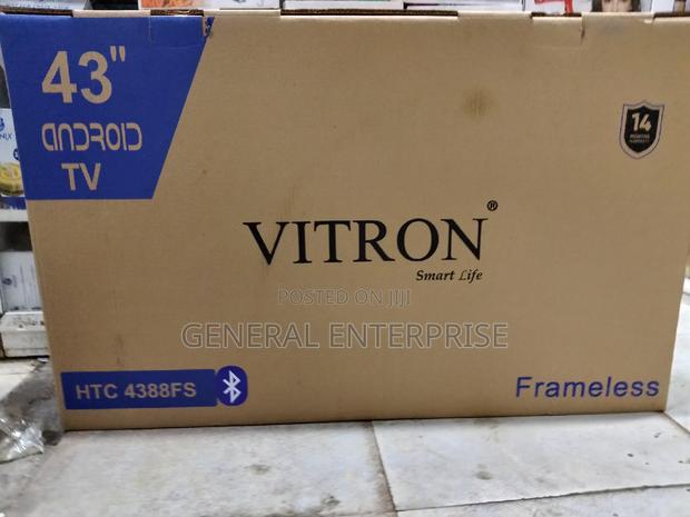 Vitron 43 Inches With Bluetooth Television, Tv