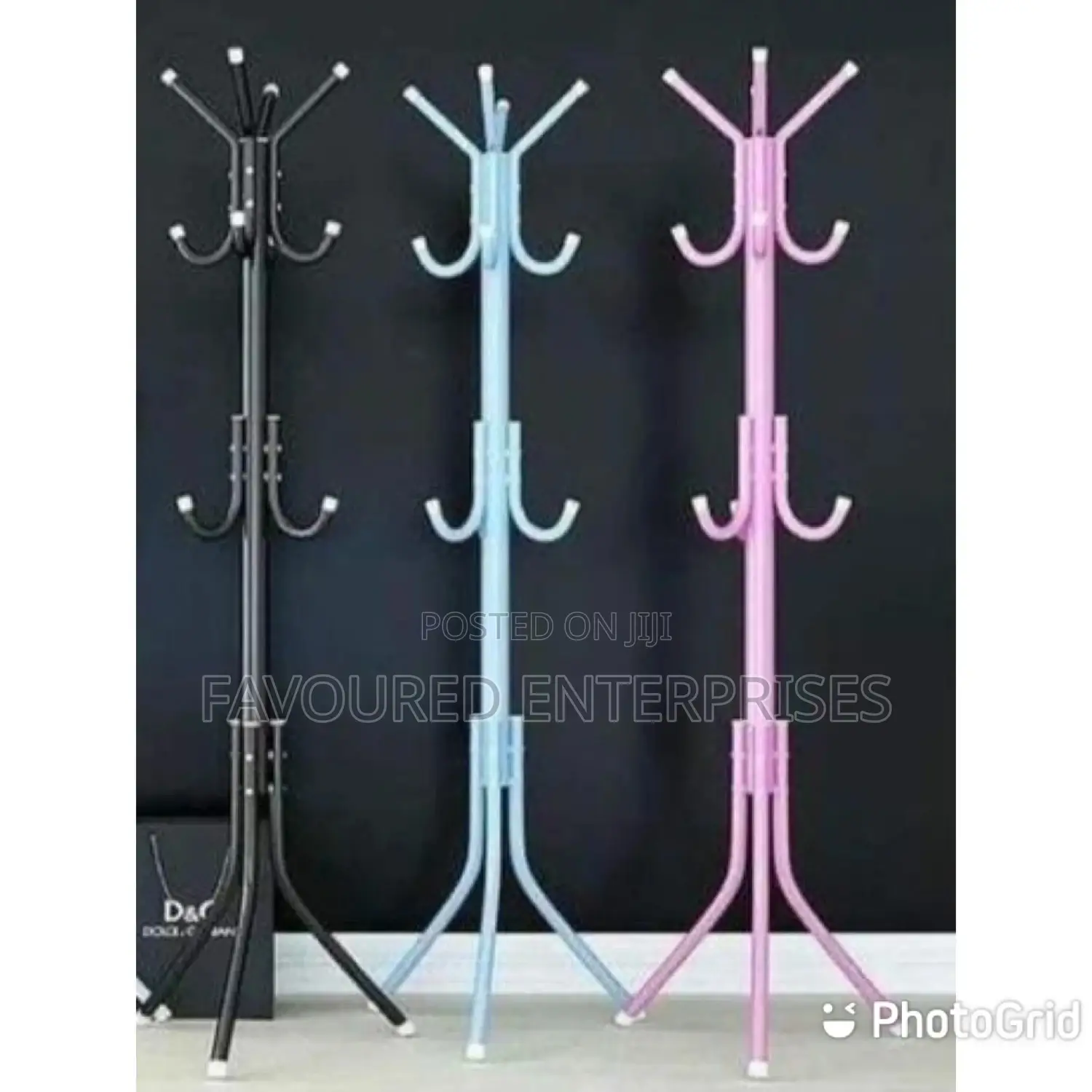 Floor Standing Coat Rack Handbag/Clothes/Hat Rack Organizer