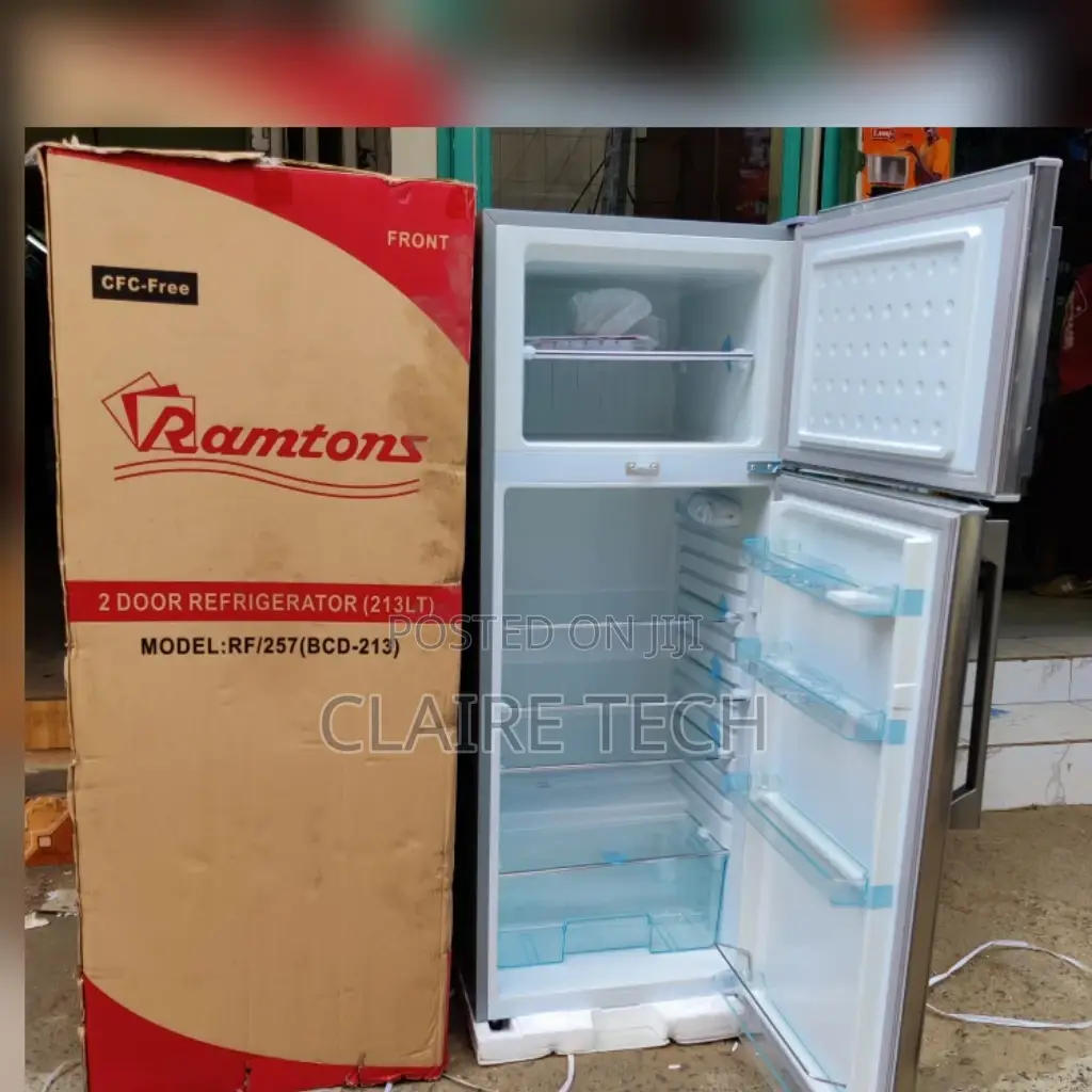 Silver Ramtons 213 Litres Direct Cool Fridge RF/257(BCD-213)