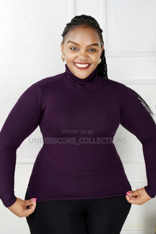 Good Quality Plus Size Fitting Ladies Fullneck Tops - thumbnail 3