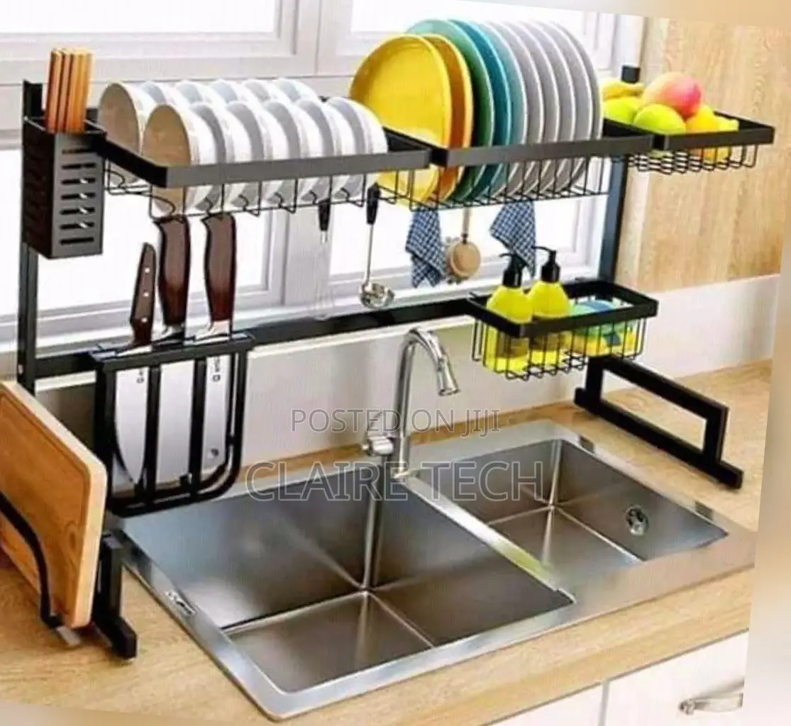 Over the Sink Stainless Steel Drainer 85 Cm Width