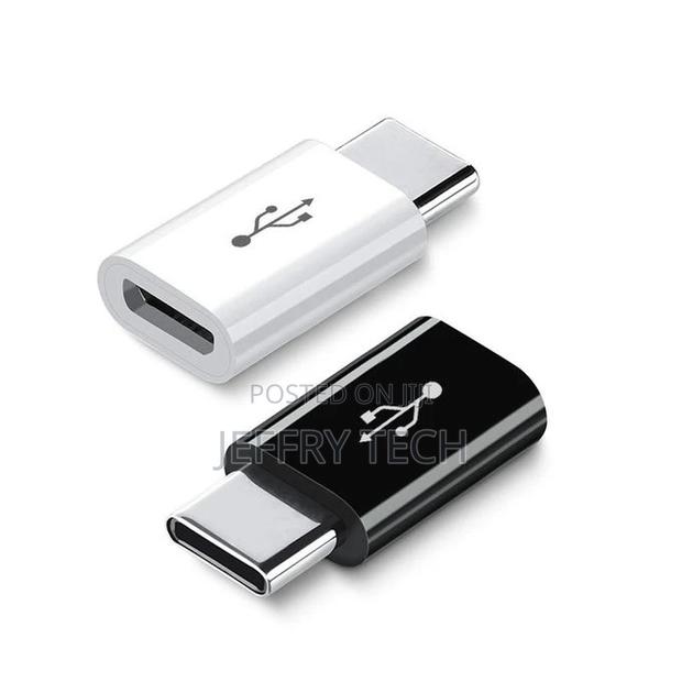 3.1 USB-C Type C Male to Micro USB Female Adapter Black - thumbnail 2