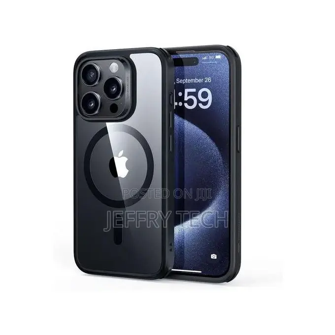 For iPhone 15 Pro Case, Compatible With Magsafe, Military-Gr