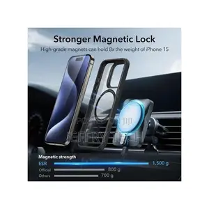 For iPhone 15 Pro Case, Compatible With Magsafe, Military-Gr