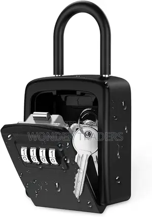 *Weatherproof 4 Digit Combination Key Storage Lock*
