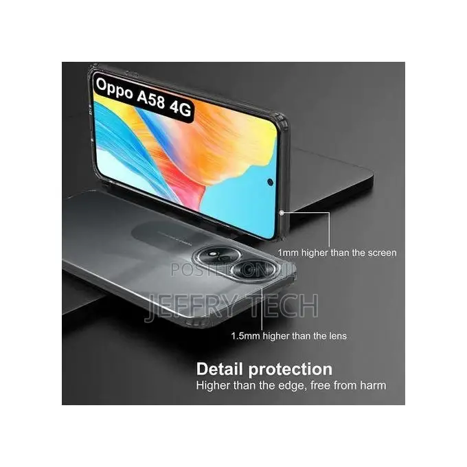 Clear Case Cover for A58 4G