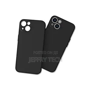Smooth Liqiud Silicone Cover iPhone 15 Black No Logo