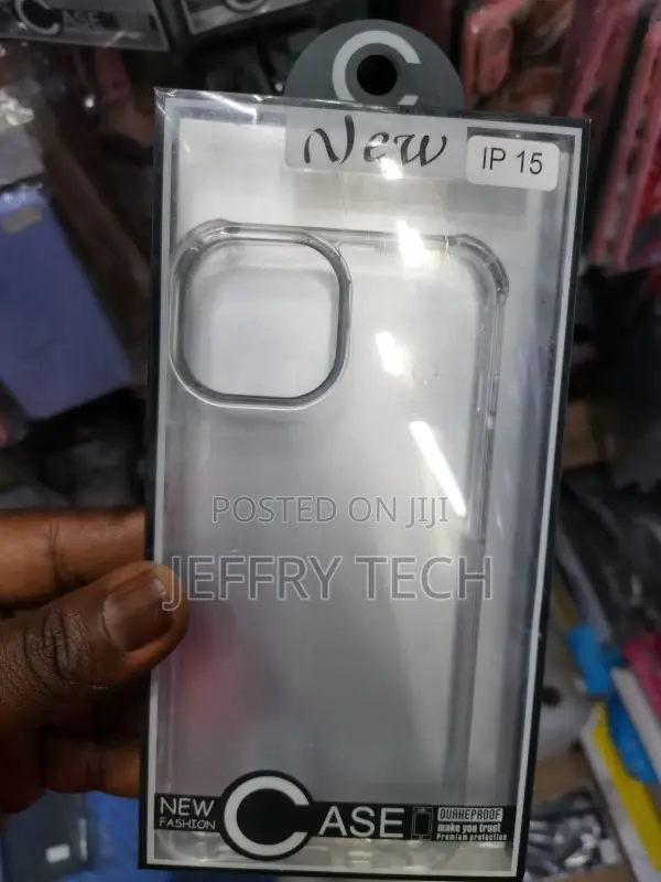 iPhone 15 Transparent Bumper Case - Flexible Silicone Case C