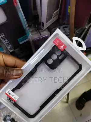 Thegiftkart Back Cover for Oppo Reno 6 5G (TPU, Polycarbonat