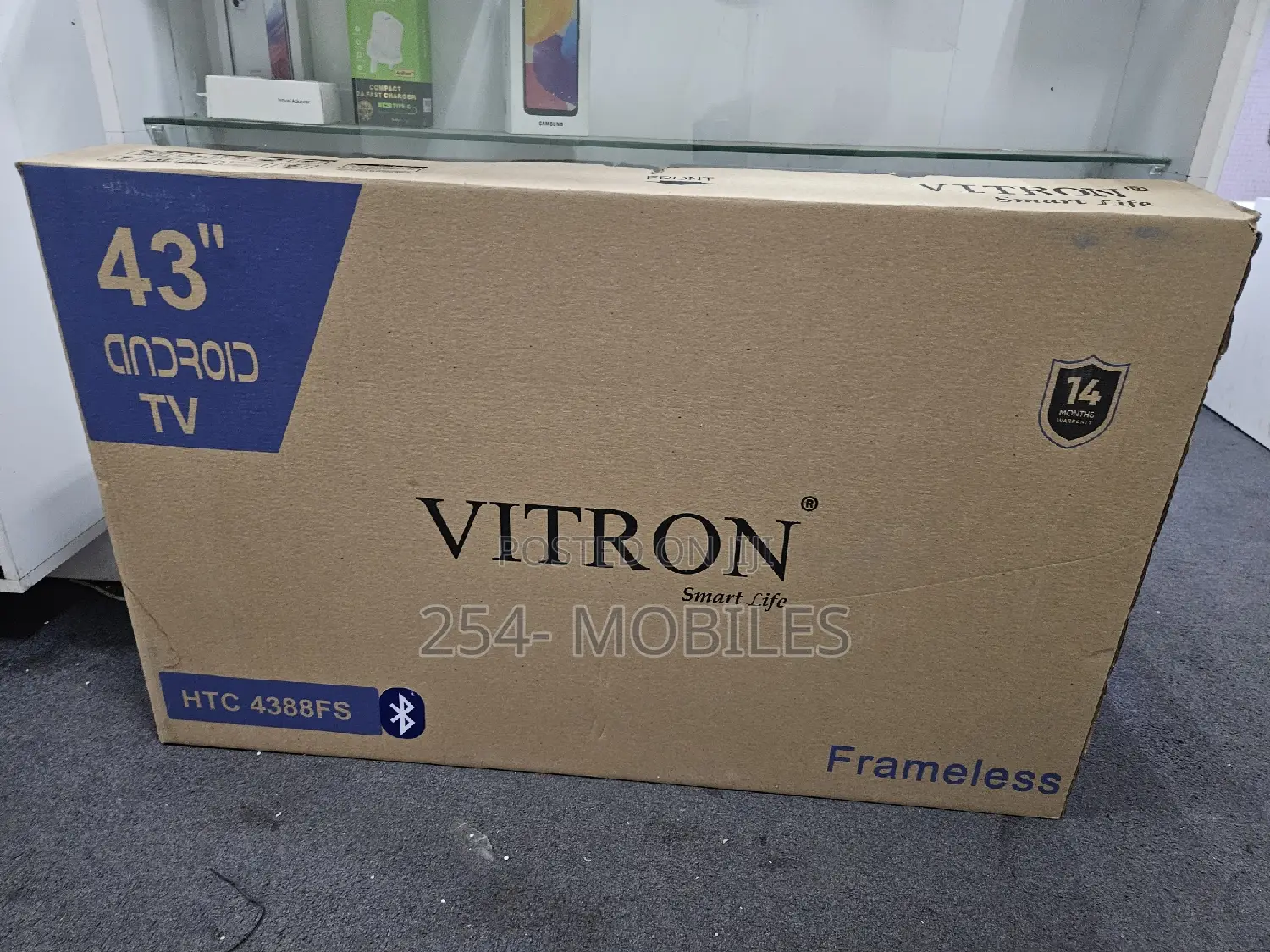 Vitron 43′′ (2024 Model) Frameless Smart Android Full Hd Tv
