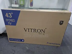 Vitron 43′′ (2024 Model) Frameless Smart Android Full Hd Tv