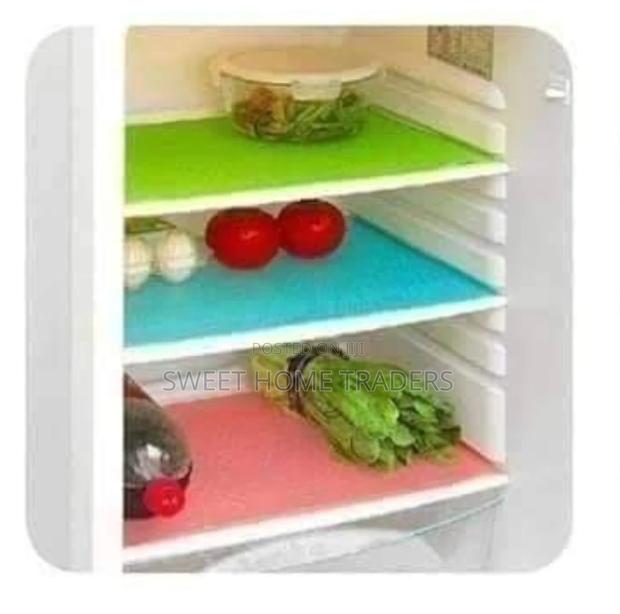 *4pcs PVC Fridge Mats Available Blue,Green, Peach White*