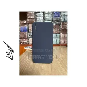 Silicone Case Cover for iPhone X Dark Blue No Logo