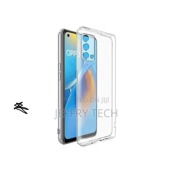 Colorcase Back Cover for Oppo F19 (Silicone/Transparent)
