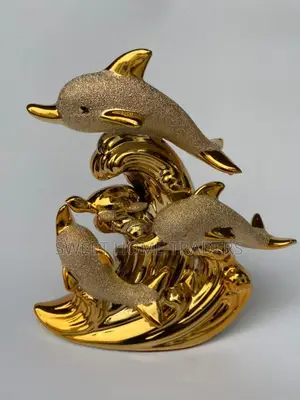 Gold Dolphine Decor