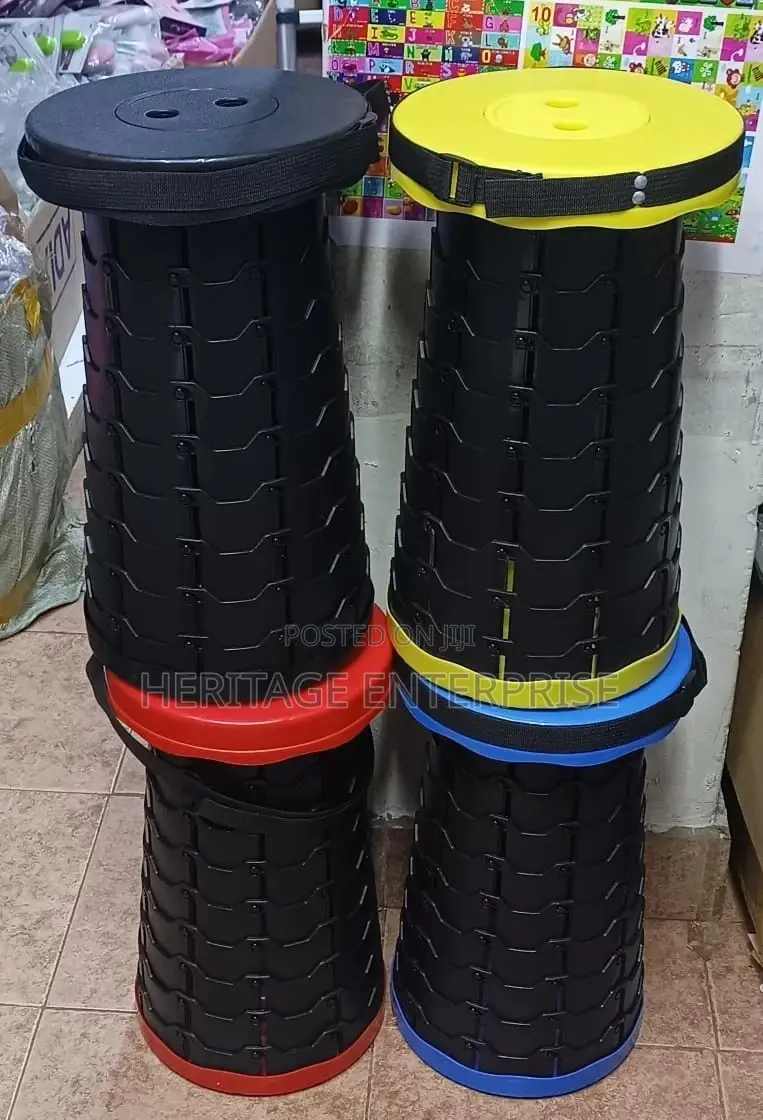 Stool Portable Telescoping Folding Stool, 