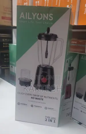 AILYONS Blender 2 in 1 With Grinder Machine 1.5L