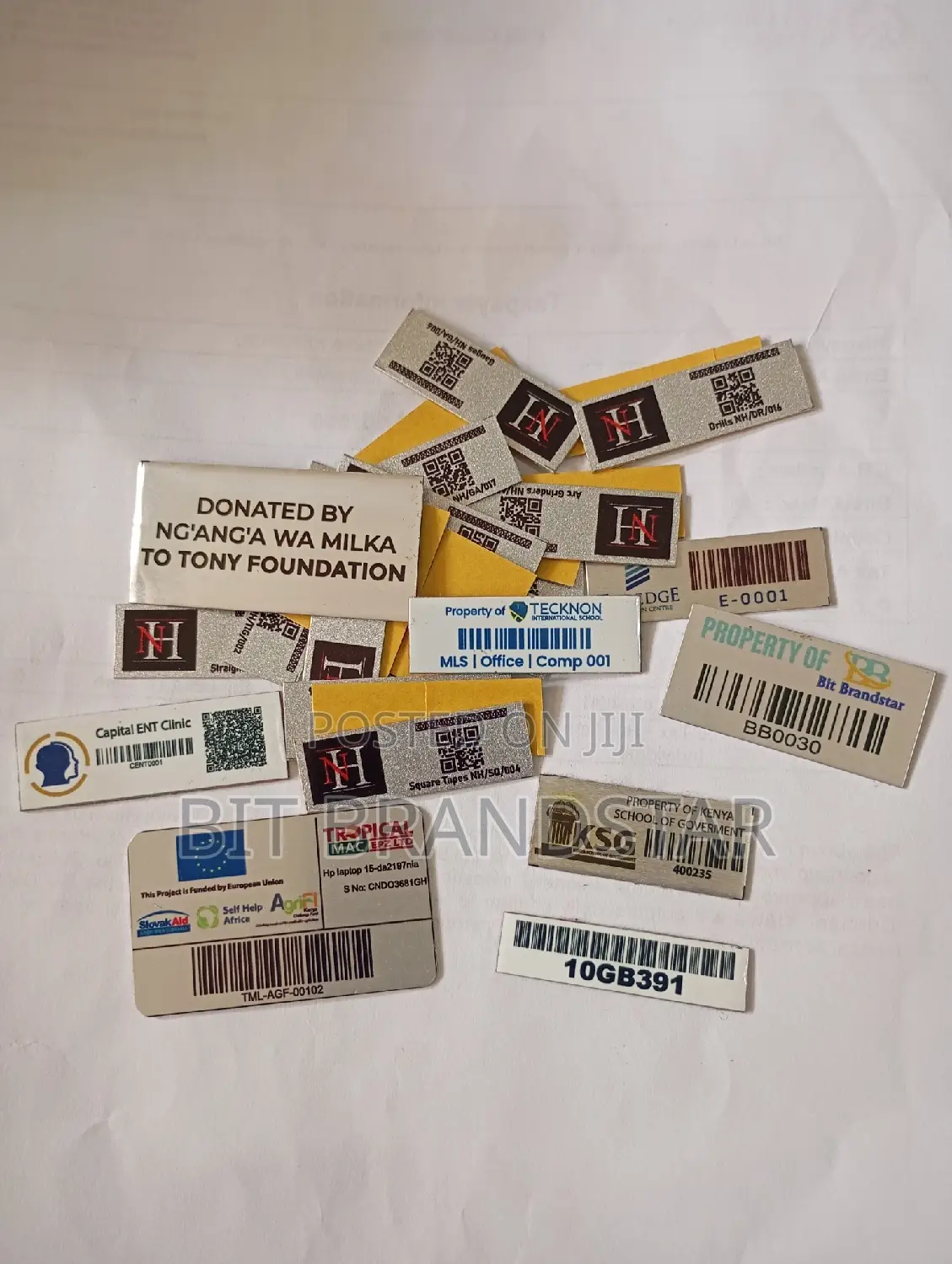 Aluminum Asset Tags