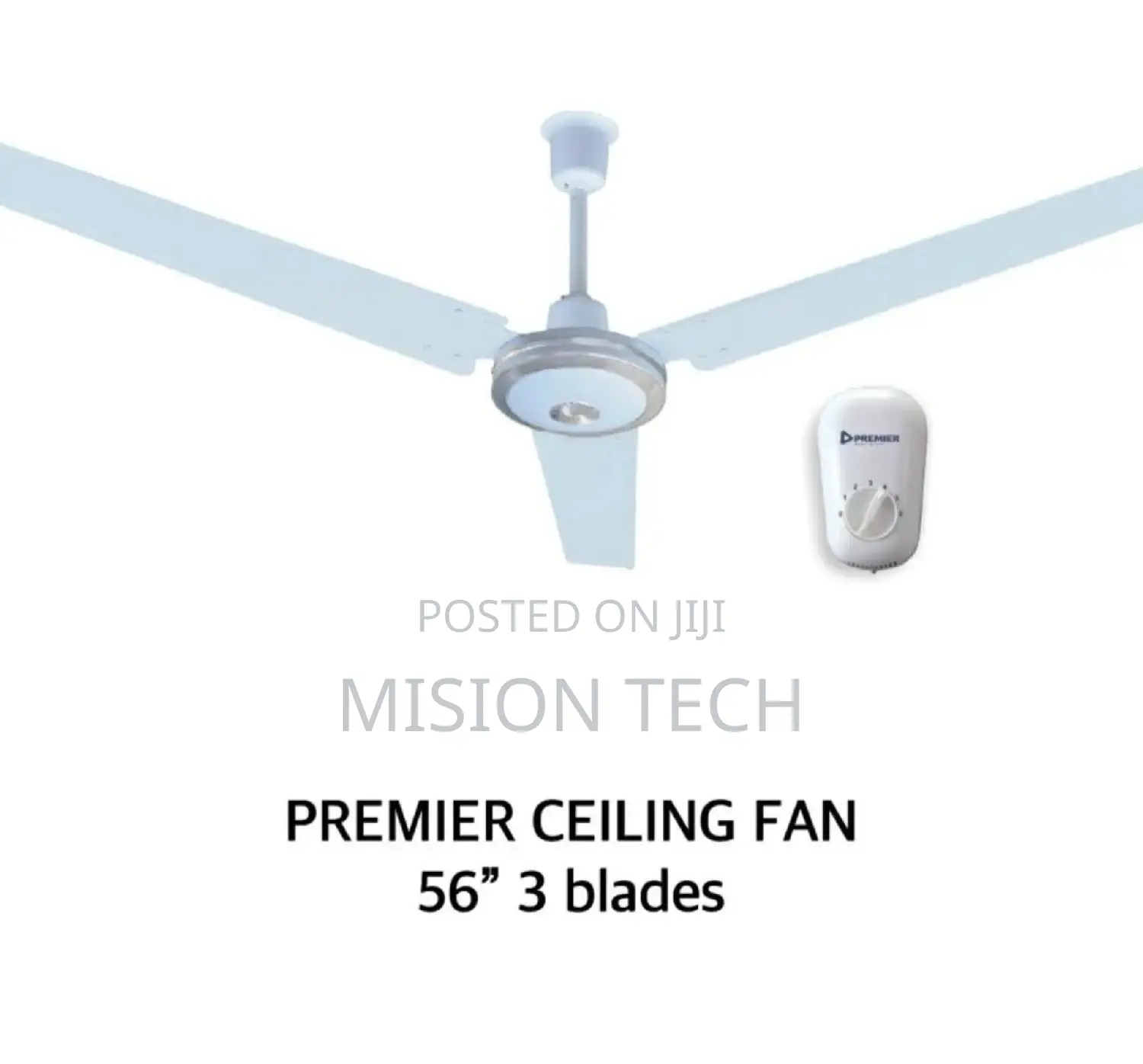 Premier 56" 3 Blades Premier Ceiling Fan