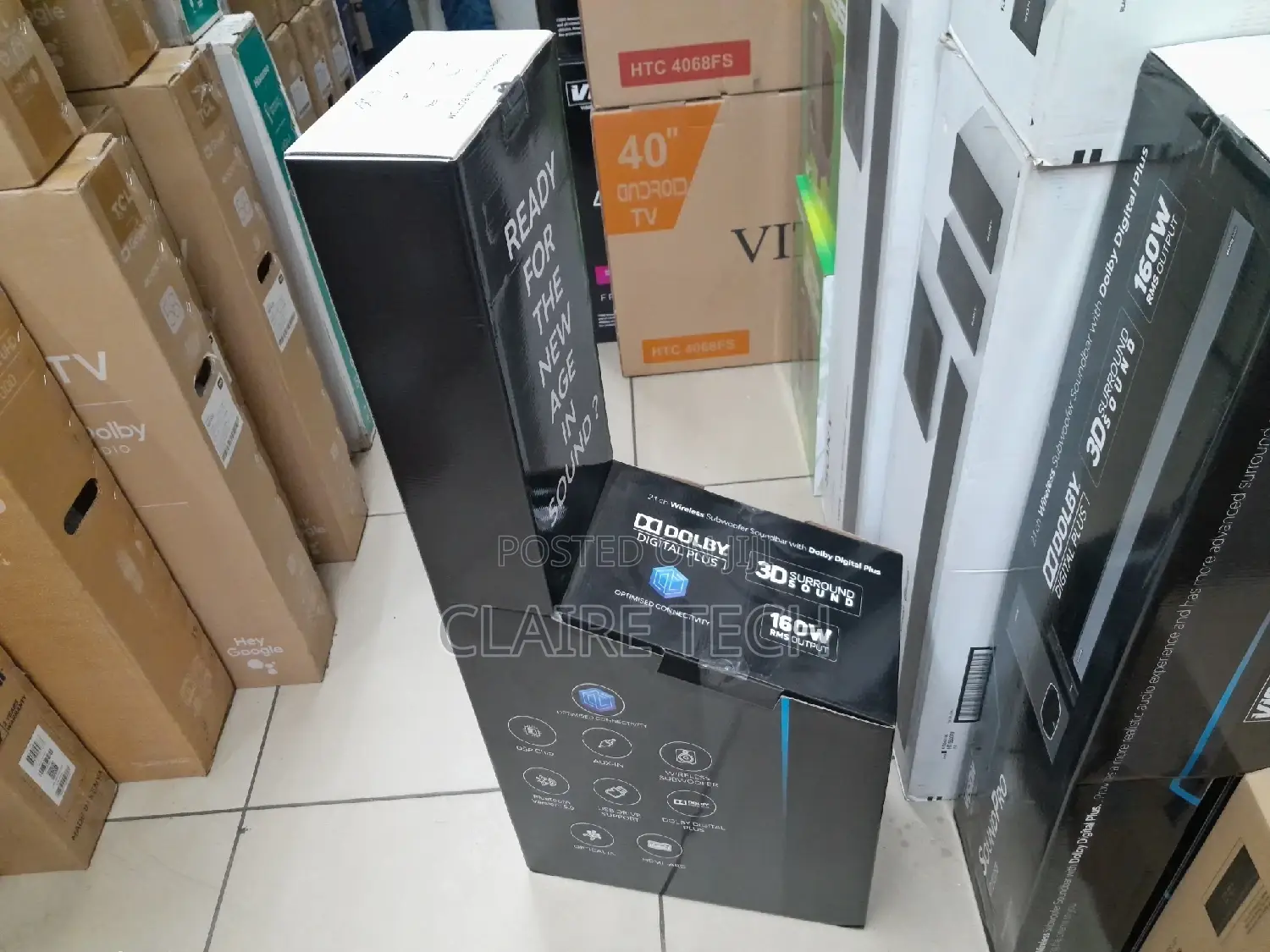Vision Plus Sound Bar, 2.1ch, Bluetooth, Dolby Audio
