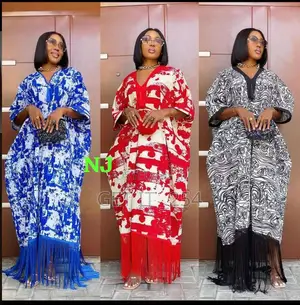 Fringed Bottom Gown Available in 3 Colors Size L XL 2
