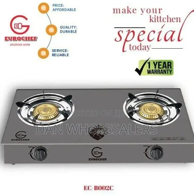 Table Top Two Burner Gas Cooker