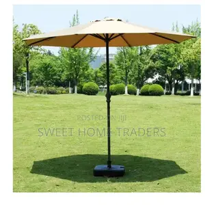 Folding Outdoor Umbrella With Iron Pipe