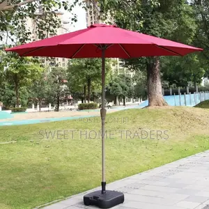 Folding Outdoor Umbrella With Iron Pipe 