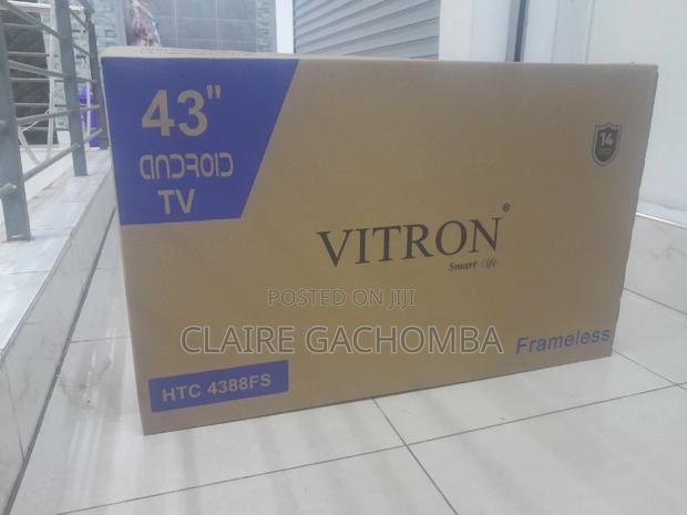 43 Inch Vitron Smart Android Tv Frameless With Bluetooth - main view