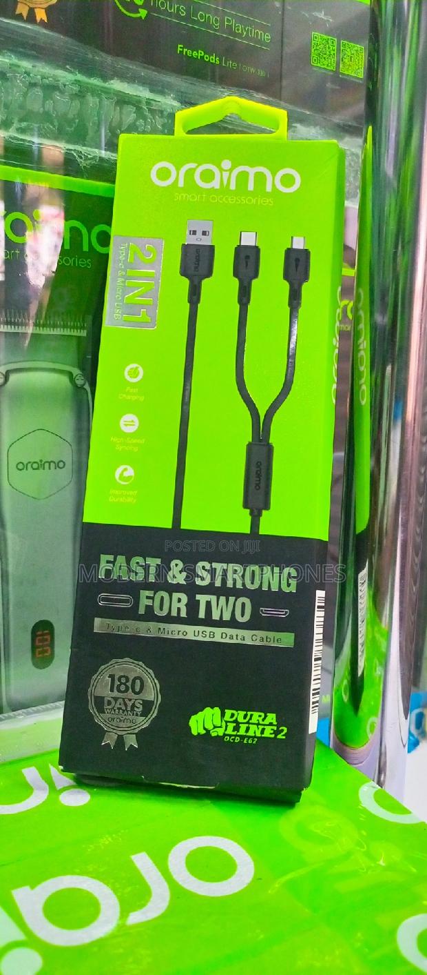 Fast and Strong Two in One Charging Cable - main view