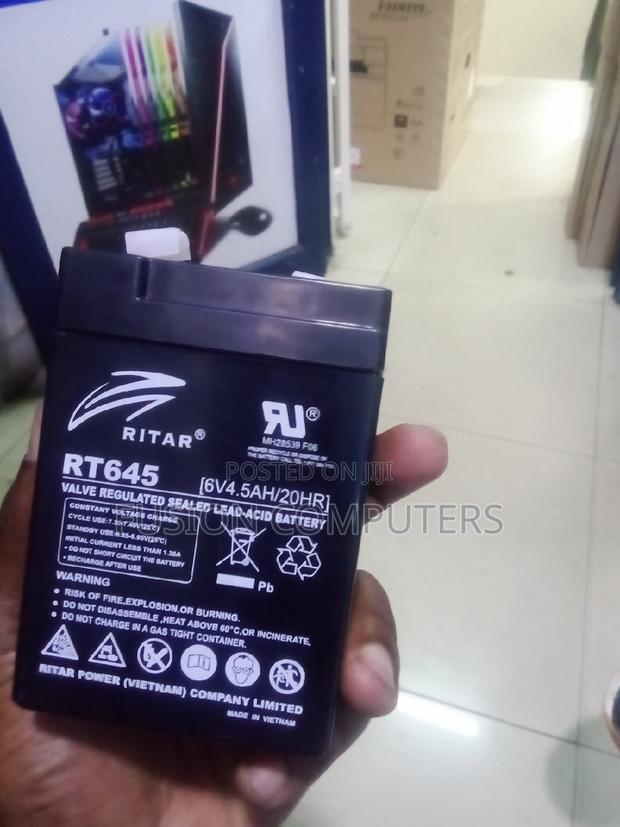 Ritar 4.5ah RT645 6v Deep Cycle Maintenance Free Battery - main view